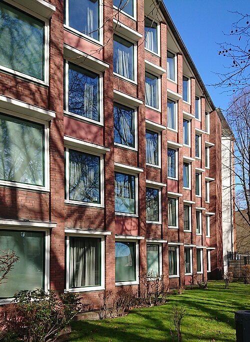 Grindelallee Perspektive Fassade