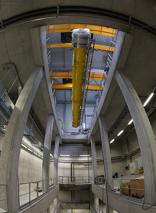 DESY XFEL Experimentierhalle innen