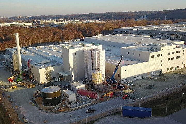 Carlsberg Brauerei Luftbild