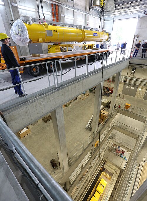 DESY XFEL Experimentierhalle innen