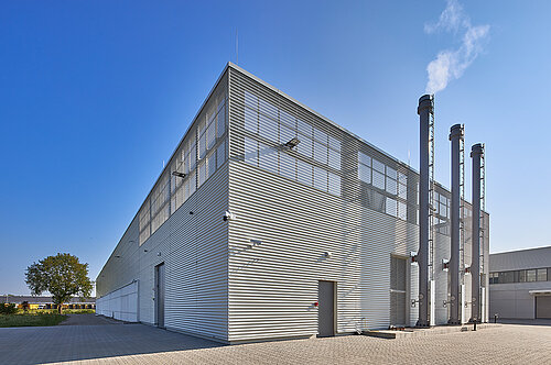 Aphria Perspektive Produktionsgebäude