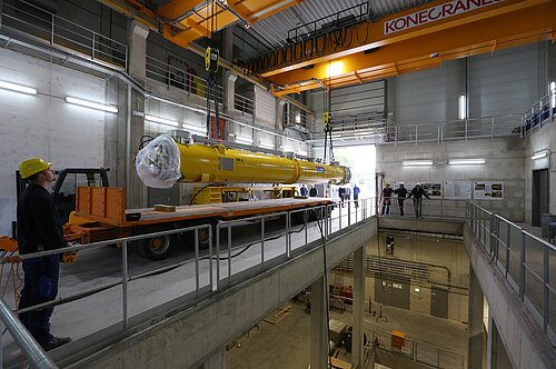 DESY XFEL Experimentierhalle innen