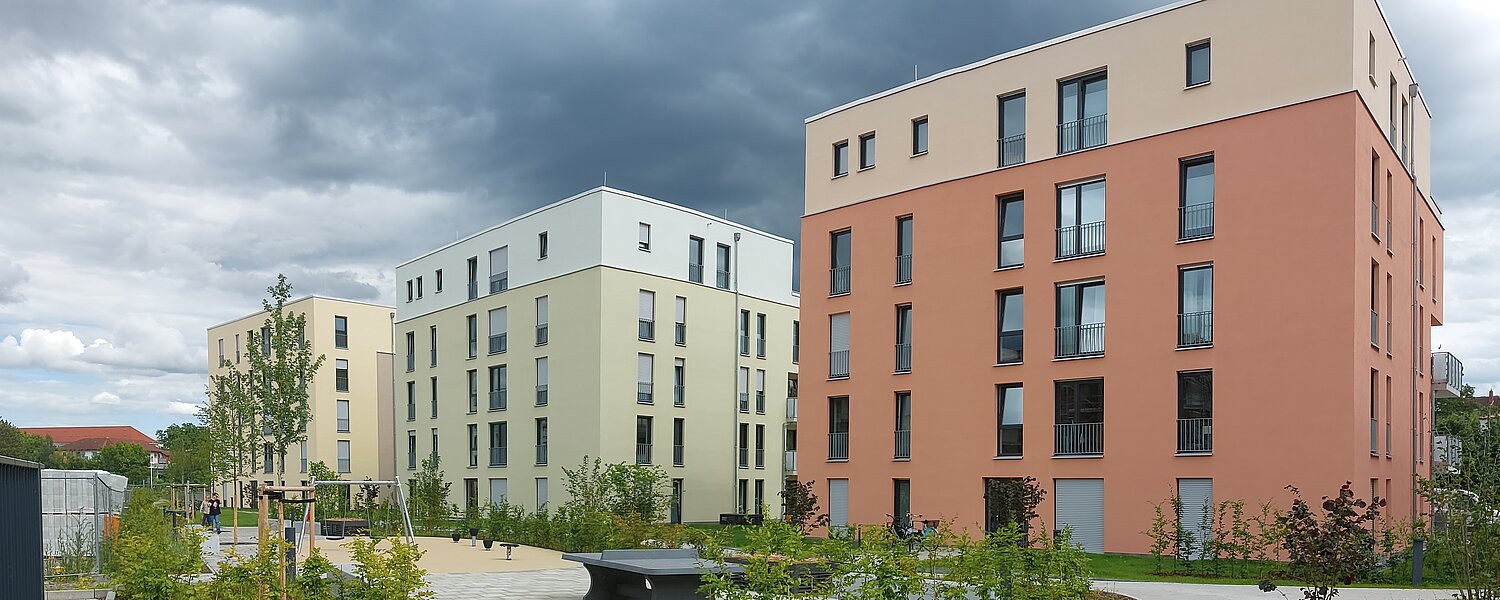 Caspari-Quartier Perspektive 3 Wohngebäude