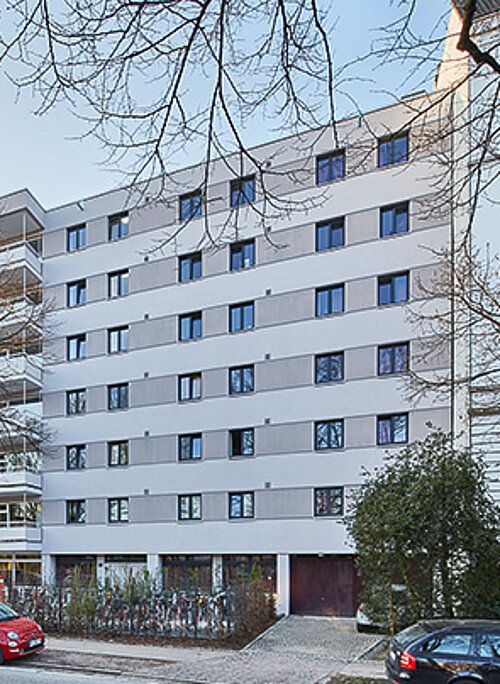 Armgartstraße Perspektive Fassade Straße