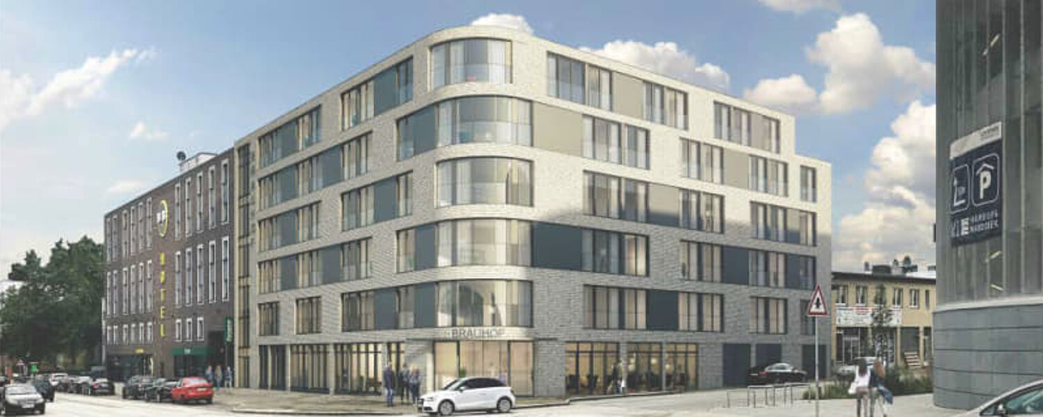 Hotel Brauhausstraße Visualisierung Perspektive
