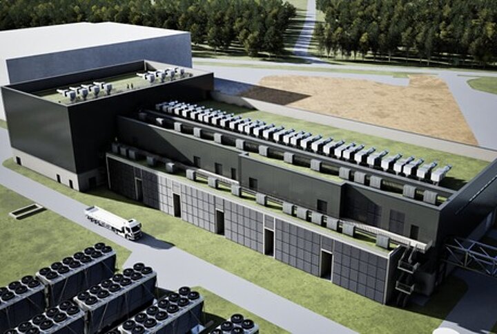Hamburg Green Hydrogen Hub Visualisierung Luftbild